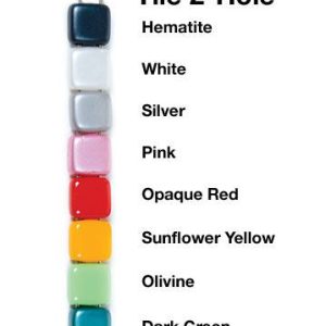 Tile 2-Hole Beads
