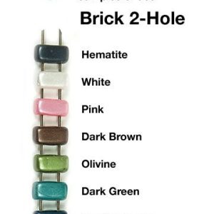 Brick 2-Hole Bead