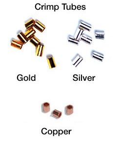 Crimp Tubes - Silver and Gold