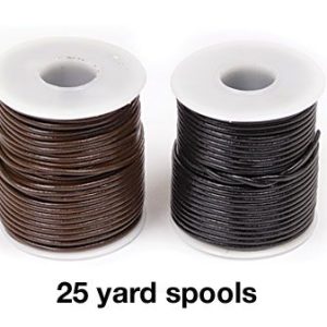 Round leather Lace - 1 mm