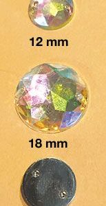Round Focal Crystal AB - 18mm