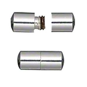 Smooth Barrel Clasp - Silver Color Plated