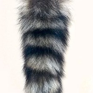 Natural Raccoon Tail