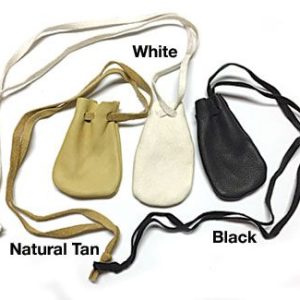 Leather Necklace Pouches