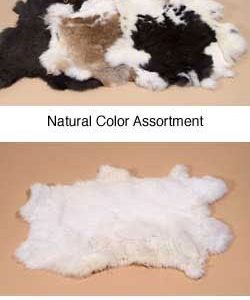 Natural Color Rabbit Furs
