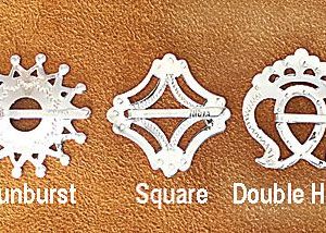 Double Heart Trade Broaches