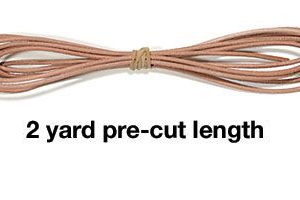 Pre-cut Round Leather Lace - 2mm