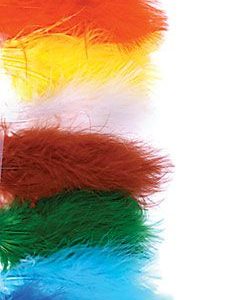 Strung Fluffs - 5 to 6 inches