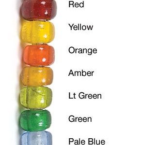 9mm Transparent Crow Beads