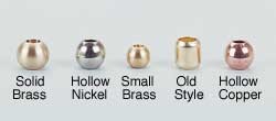 French Hollow Copper Bead
