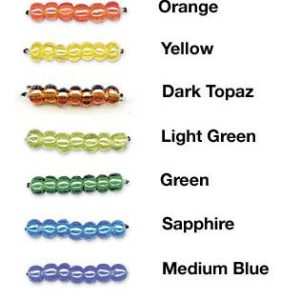 Luster Transparent Seed Beads - Size 11