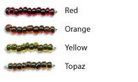 Black Lined Seed Beads - Size 11