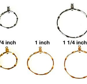 Stamped Hoops - Hamilton Gold Plate