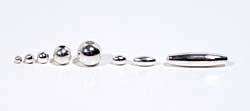 Silver Plated Metal Beads