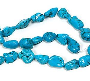 Stabilized Chalk Turquoise Nuggets