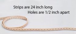 Breastplate Strip - Predrilled