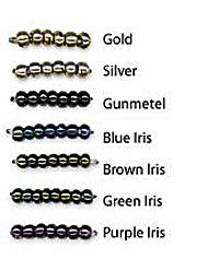 Metallic Glass Seed Beads - Size 10