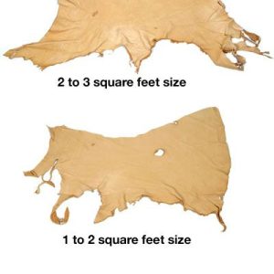Craft Deer Leather Piece 2-3 Sq Ft