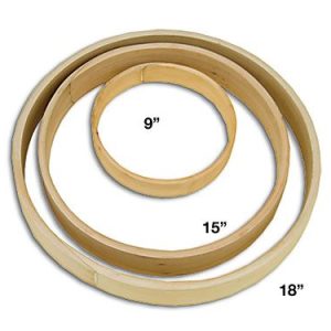 Bent Cedar Hand Drum Rims - 15''